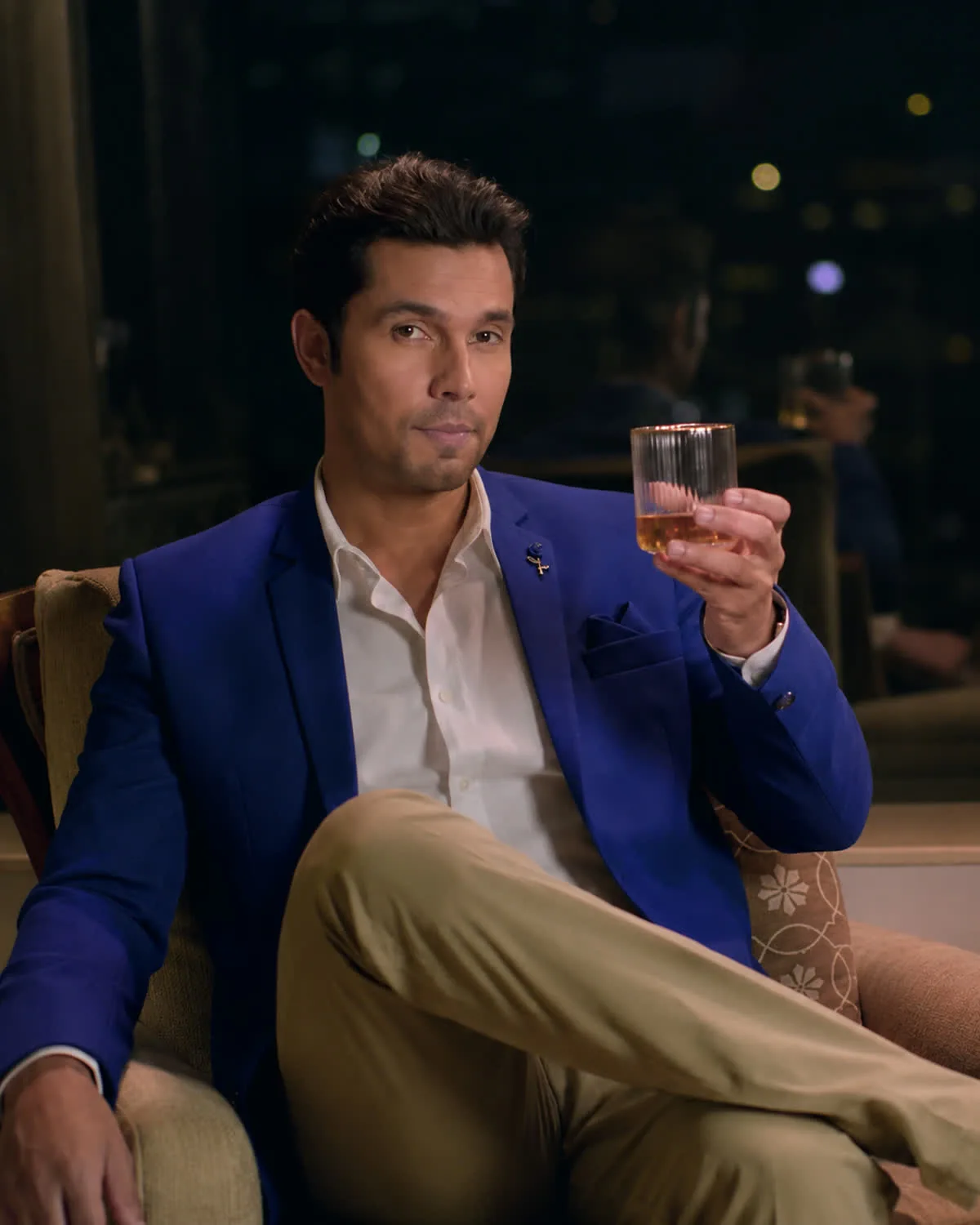 Actor Randeep Hooda in an influencer campaign for Blenders Pride's Signature Collection