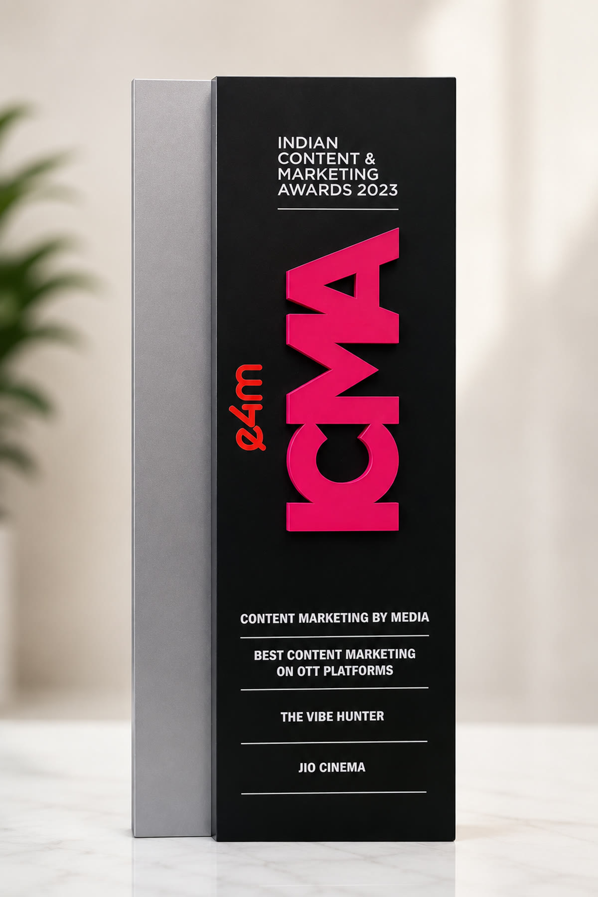 Indian Content & Marketing Awards 2023 — Best Content Marketing on OTT Platforms, for The Vibe Hunter (JioCinema).
