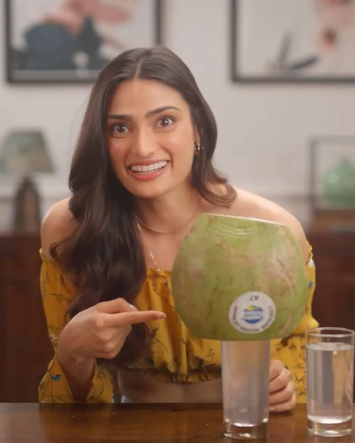 Actress Athiya Shetty in an influencer campaign for Country Delight