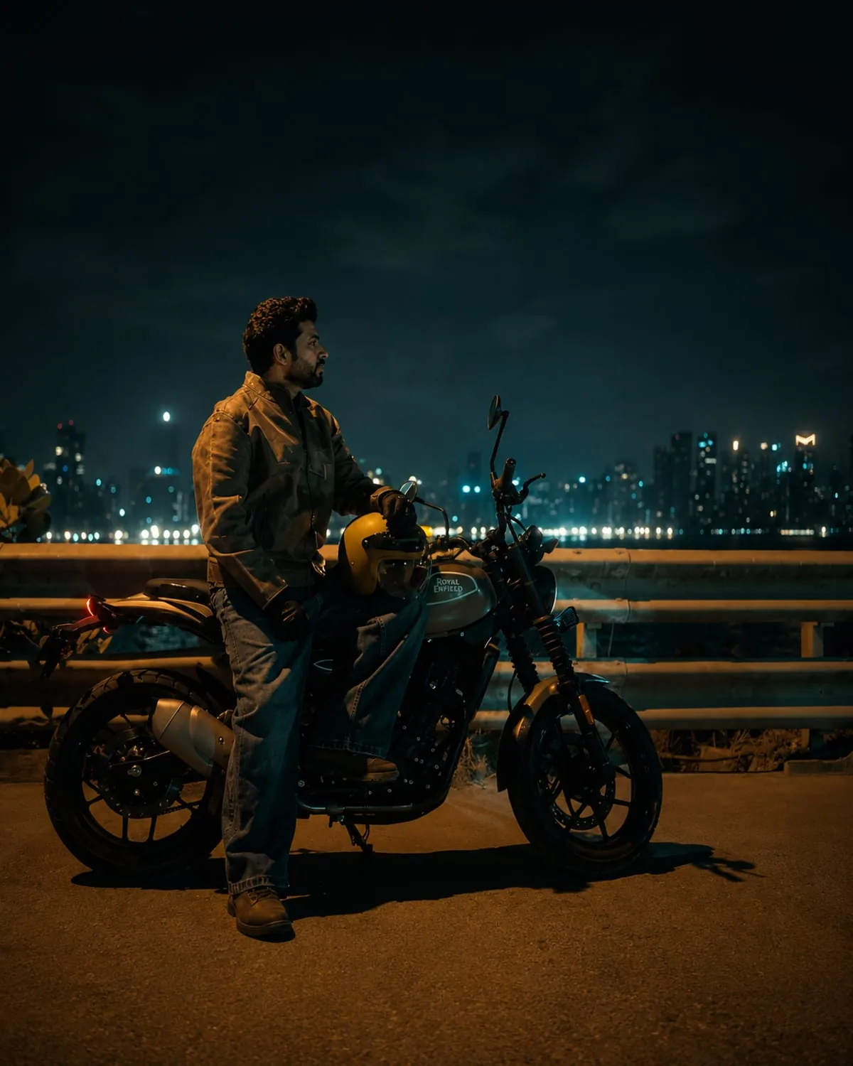 Actor Vineet Kumar Singh in an influencer campaign for Royal Enfield